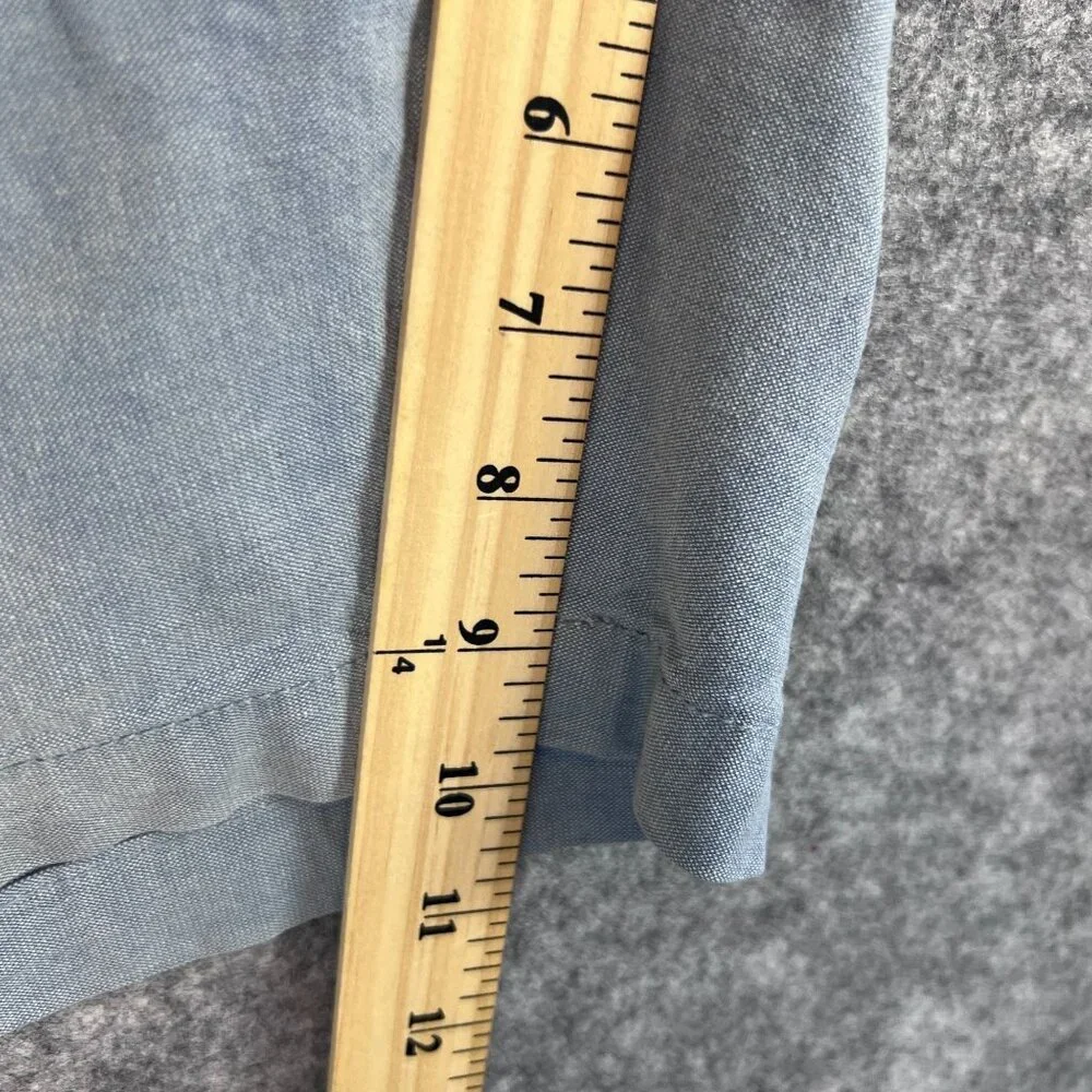 Goodthreads Mens 34 Light Blue Chino Resort Preppy Shorts Lightweight Casual